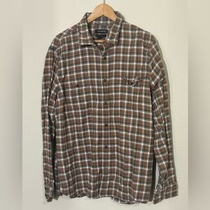 Men’s Treasure & Bond 100% Cotton Plaid Flannel, 2X XXL